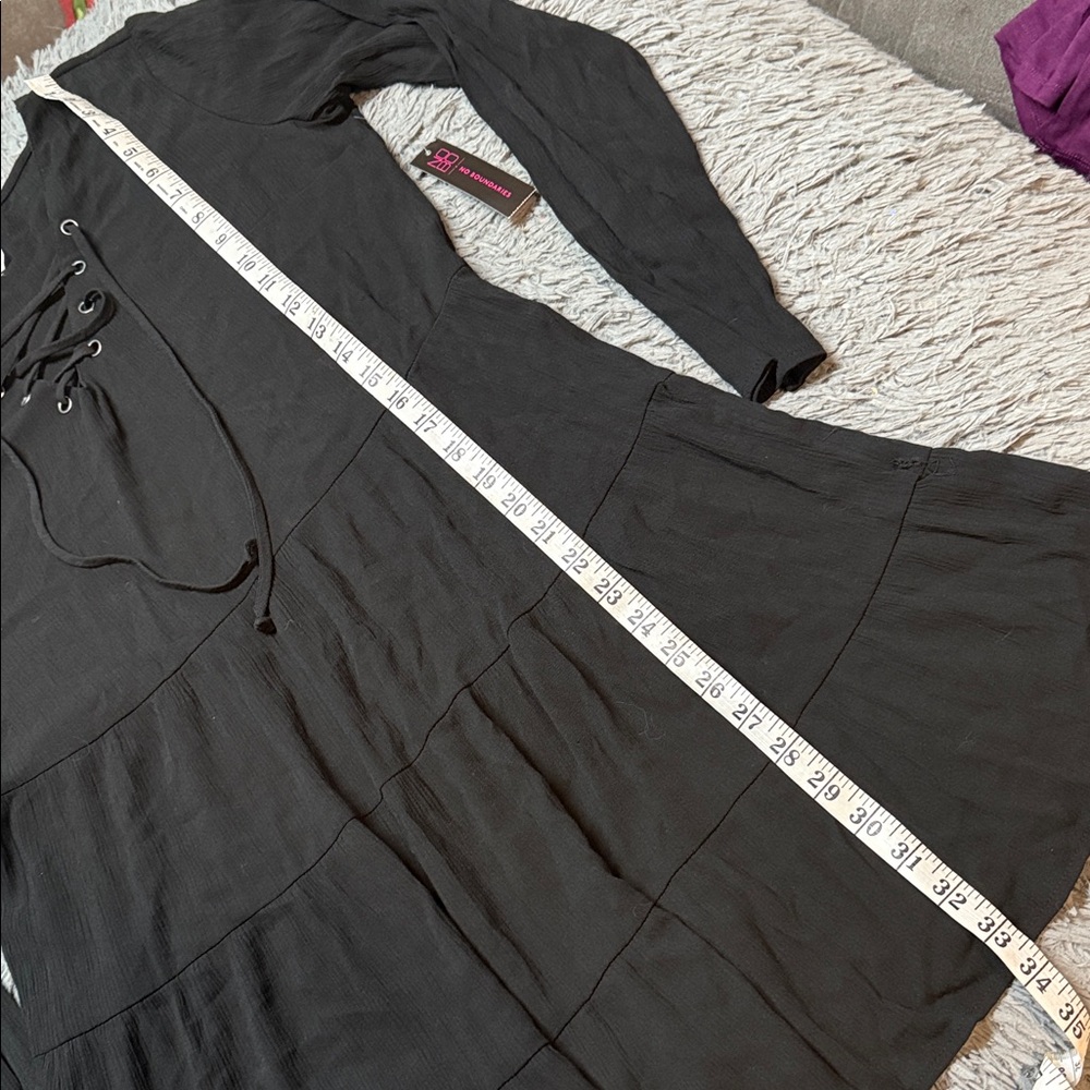 🥰🥰 No Boundaries Lace Up Tier Dress 🥰🥰 - Picture 7 of 9